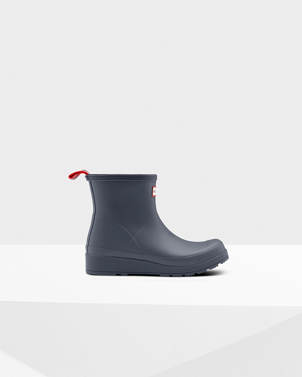 Womens Play Boots - Hunter Original Insulated Short Rain (51JLMHPRI) - Grey